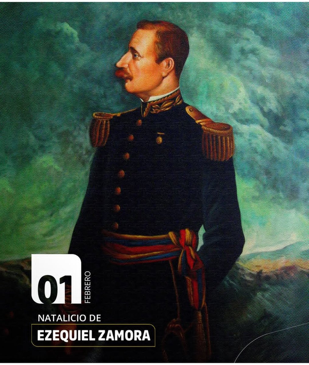 gilbertjesus6's tweet photo. Hoy conmemoración del Natalicio de uno de los Proceres de la Patria Generalísimo Ezequiel Zamora @VTVcanal8 @delcyrodriguezv @dcabellor https://t.co/VjqOHiMDOS
