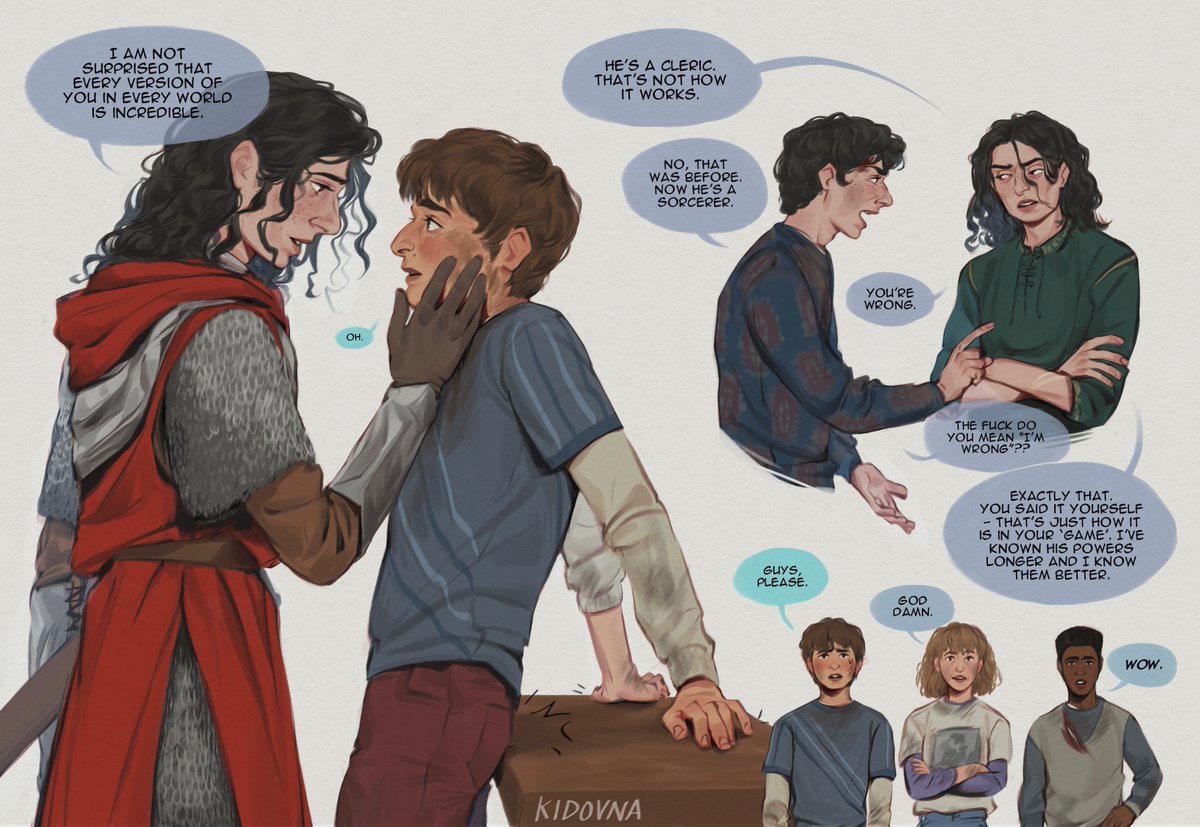 AU where paladin!mike gets dragged into the canon verse when will’s powers awaken #byler