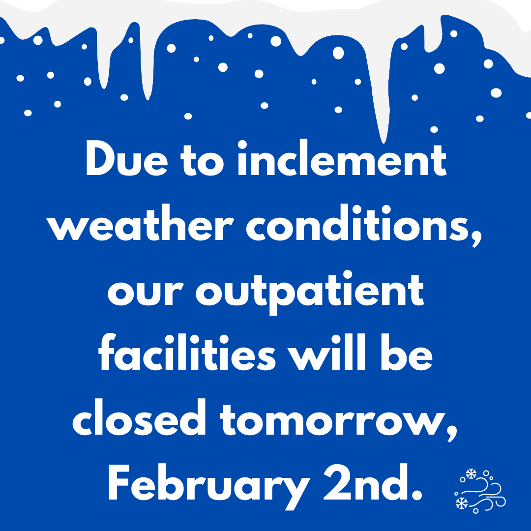 KeystoneYork's tweet image. ❄️ Weather Update ❄️
Outpatient locations will be closed Monday, Feb. 2 due to weather.

Our inpatient facility remains open 24/7. Emergencies: 803‑324‑0404.

Stay warm &amp;amp; safe.