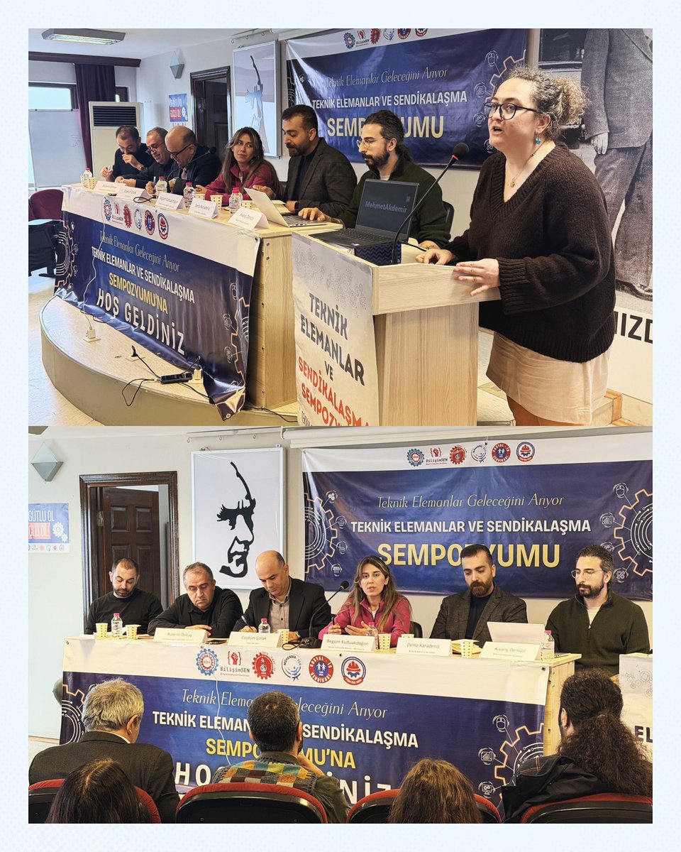 Çok sayıda işkolunda geleceksizliğe, güvencesizliğe ve örgütsüzlüğe mahkum edilmek istenen teknik elemanlar için bir aradayız!

🔴 Dev Yapı-İş’in ev sahipliğinde; Birleşik Metal-İş, Bilişim-Sen, Mühendis-Sen ve TÜM İSG-SEN ile birlikte düzenleyicilerinden olduğumuz Teknik