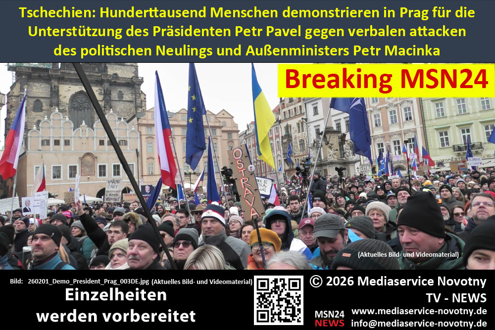 Demos für Präsident in Prag und Sudetenland.
Riesige Demonstrationen in Tschechien für die Unterstützung des Präsidenten und für die Rückehr von Anstand in die Politik. Hunderttausend Menschen demostrierten in Prag. Weitere Demos in Pardubitz, Tetschen, Königgrätz oder Wittingau.