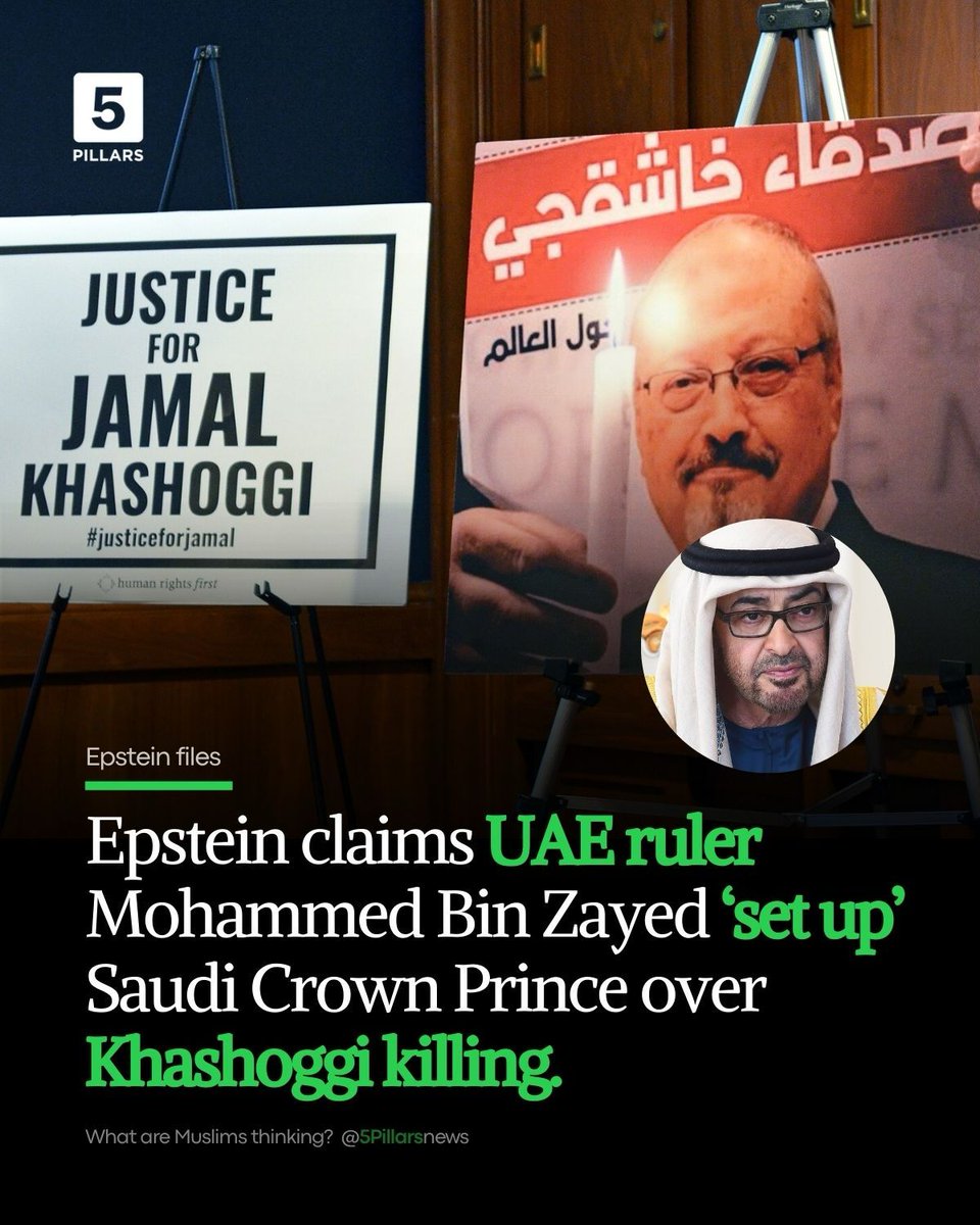 The most recent release of the Epstein Files by the US Department of Justice show convicted paedophile Jeffrey Epstein discussing the killing of Saudi journalist Jamal Khashoggi days after.

Messages from Epstein to a man named Anas al-Rashid read: “smells like something bigger