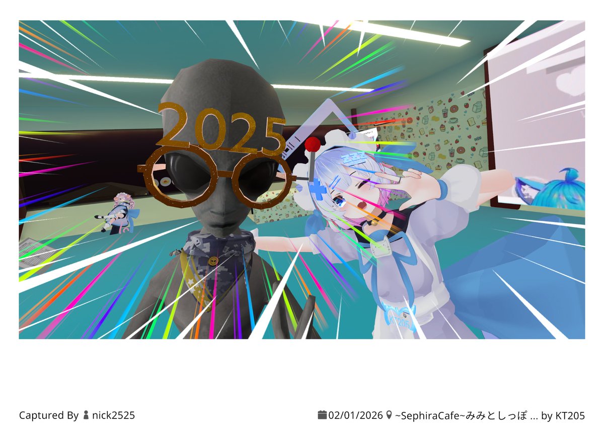 #今日のセフィラちゃん
ニックさんに会えた！！✨