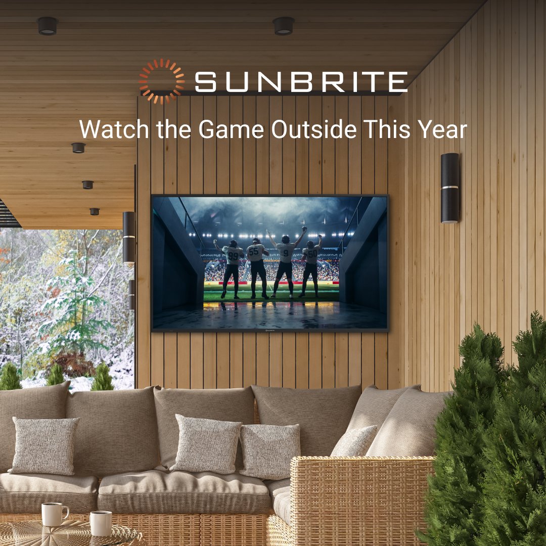 The Big Game is just a week away! Transform your backyard into a personal stadium with SunBrite TV and host the ultimate watch party. Elevate your outdoor entertainment experience with up to 50% off select SunBrite TV models! 🏈

T&amp;C apply.

bit.pulse.ly/1sdk8rauf2

#sunbritetv