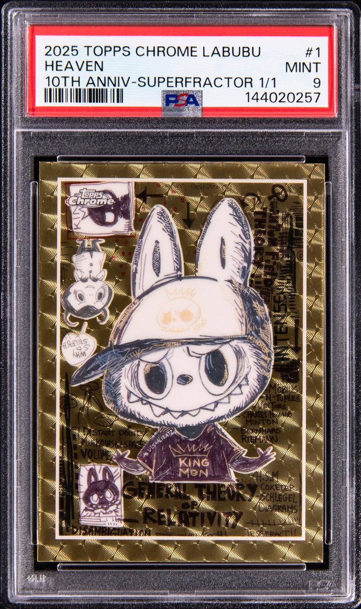 The SuperFractor every Labubu collector wants 🔥 This 2025 Topps