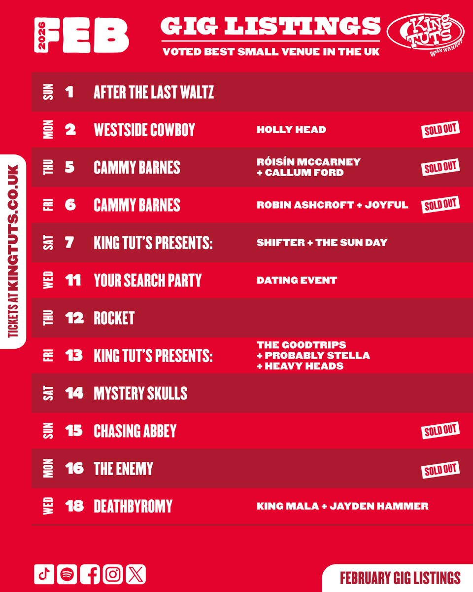 King Tut's Wah Wah Hut tweet media