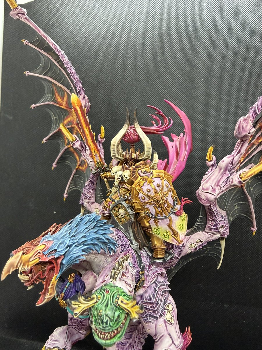 アーケイオン完成！
スラーネッシュの復活で
完全体アーケイオンになりました🌚
#ウォーハンマー
#WarhammerCommunity 
#アーケイオン