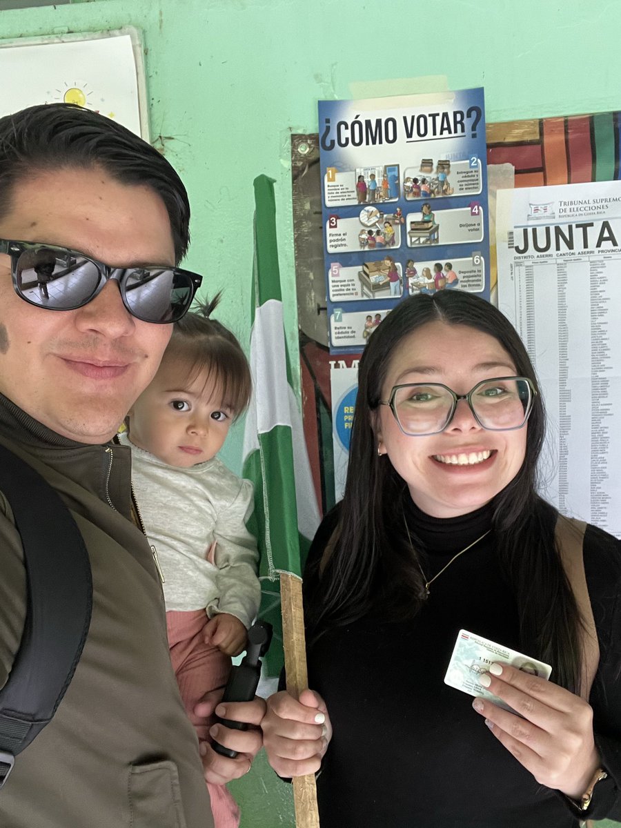 Ojalá podamos vencer el abstencionismo 🙏🏽

Estoy positivo es la elección donde he visto más cantidad de personas en los dos centros de votación donde siempre estamos presentes Sil y yo.

Vamos #CostaRica 🇨🇷