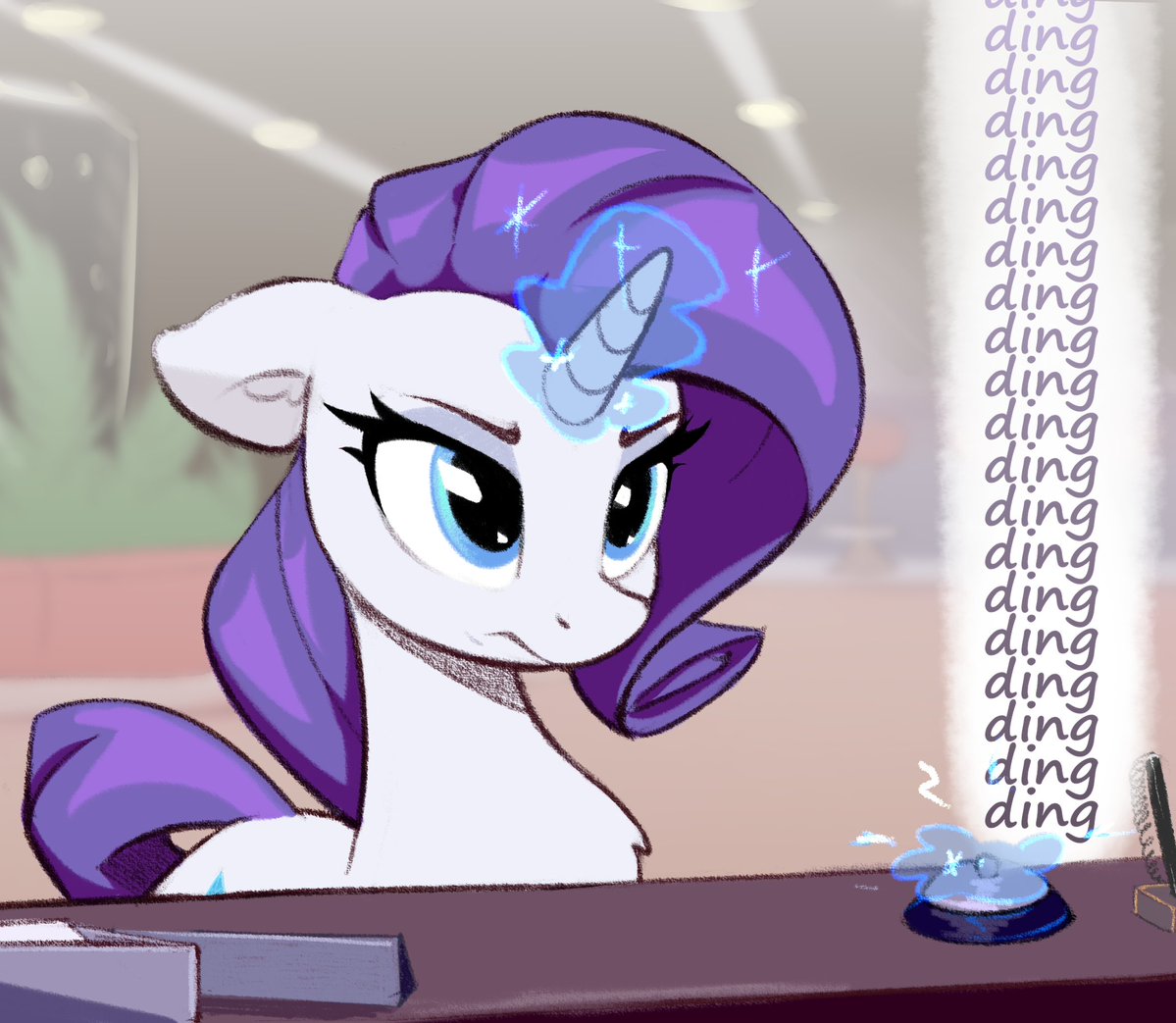 mildpone's tweet image. she has a complaint