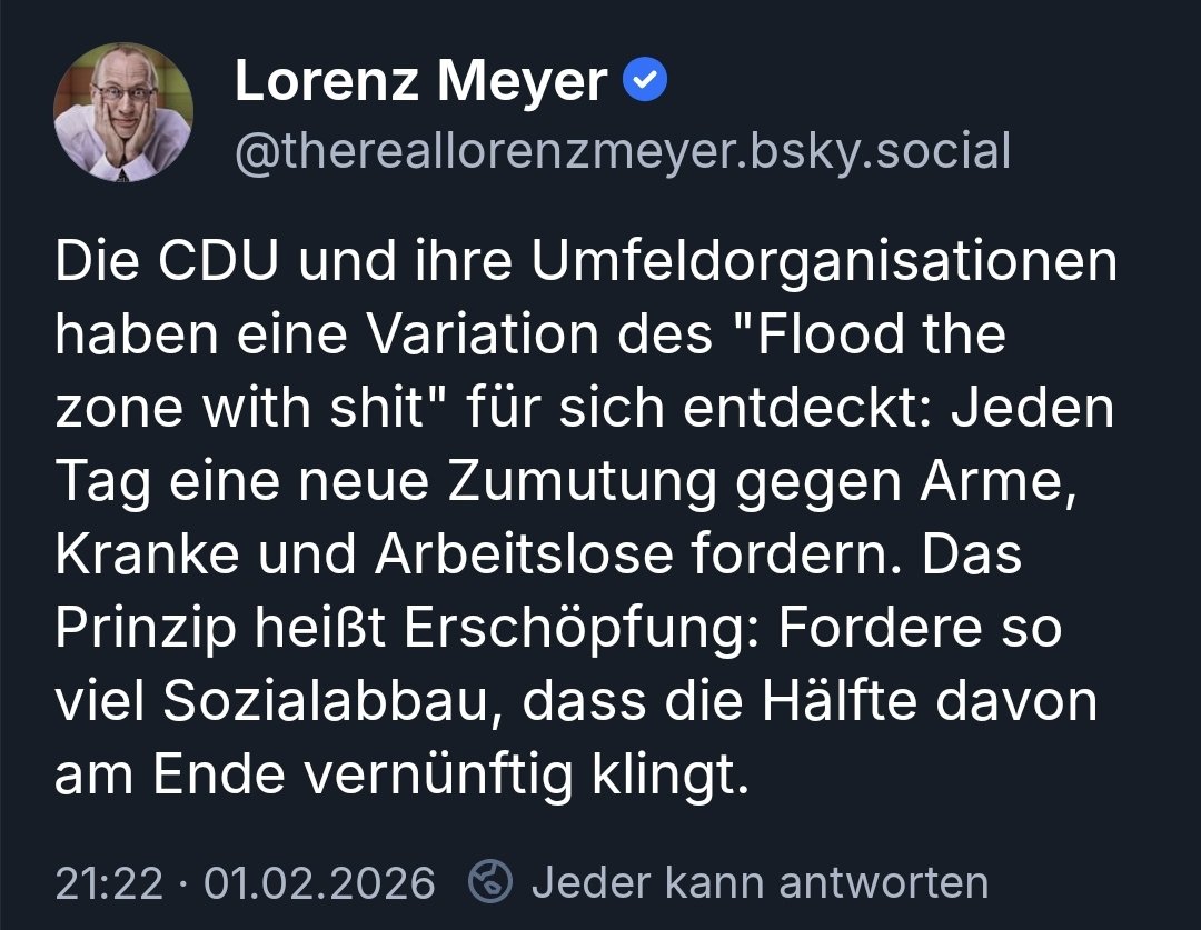 <a href="/dokhollidays/">OrthopaeDenker</a> <a href="/CDU/">CDU Deutschlands</a> Möchte Lorenz Meyer an dieser Stelle zu Wort kommen lassen