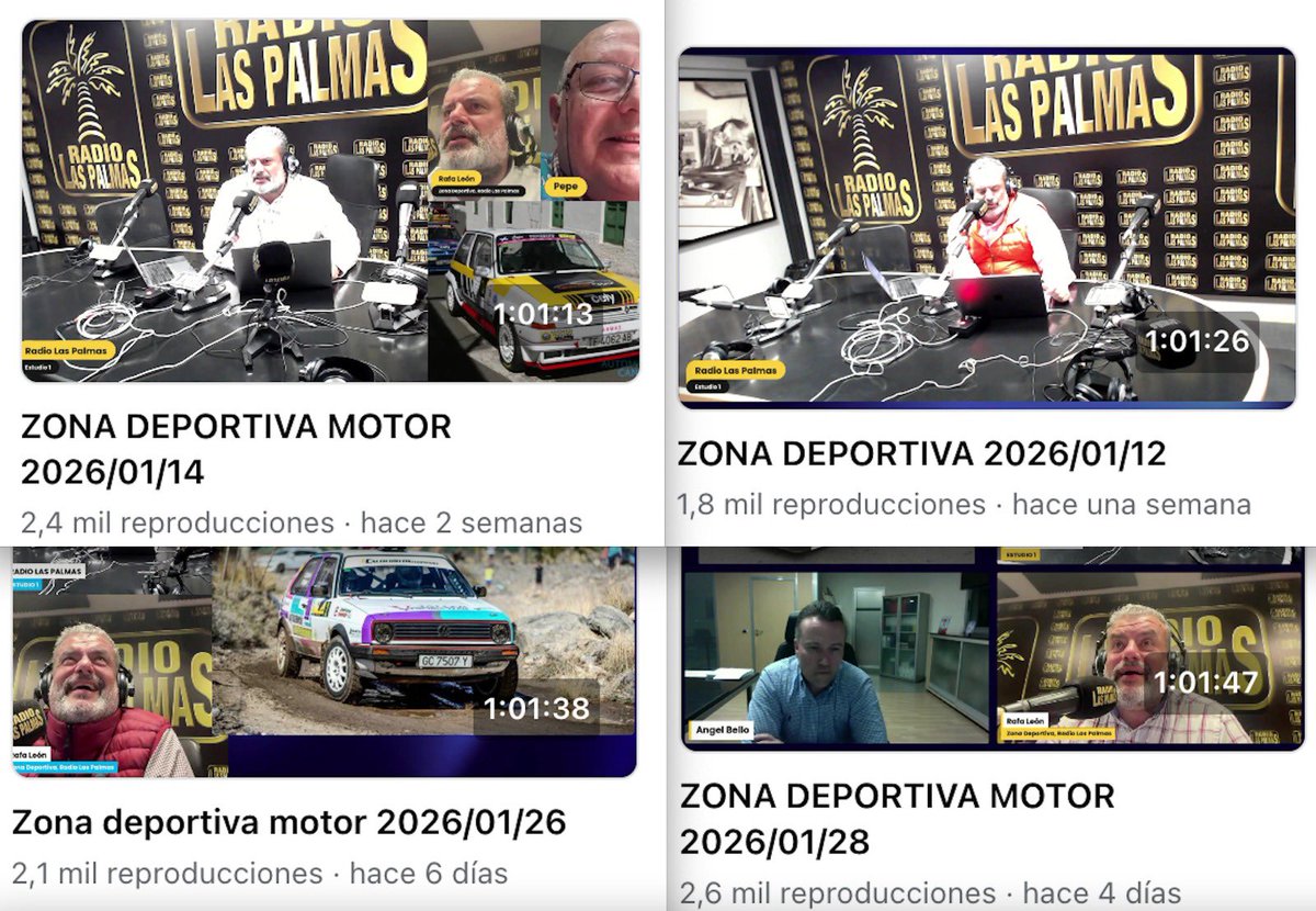 Cerramos diciembre y enero con constante crecimiento en las audiencias de Radio Las Palmas. Muchas gracias a todos los que escuchan Zona Deportiva