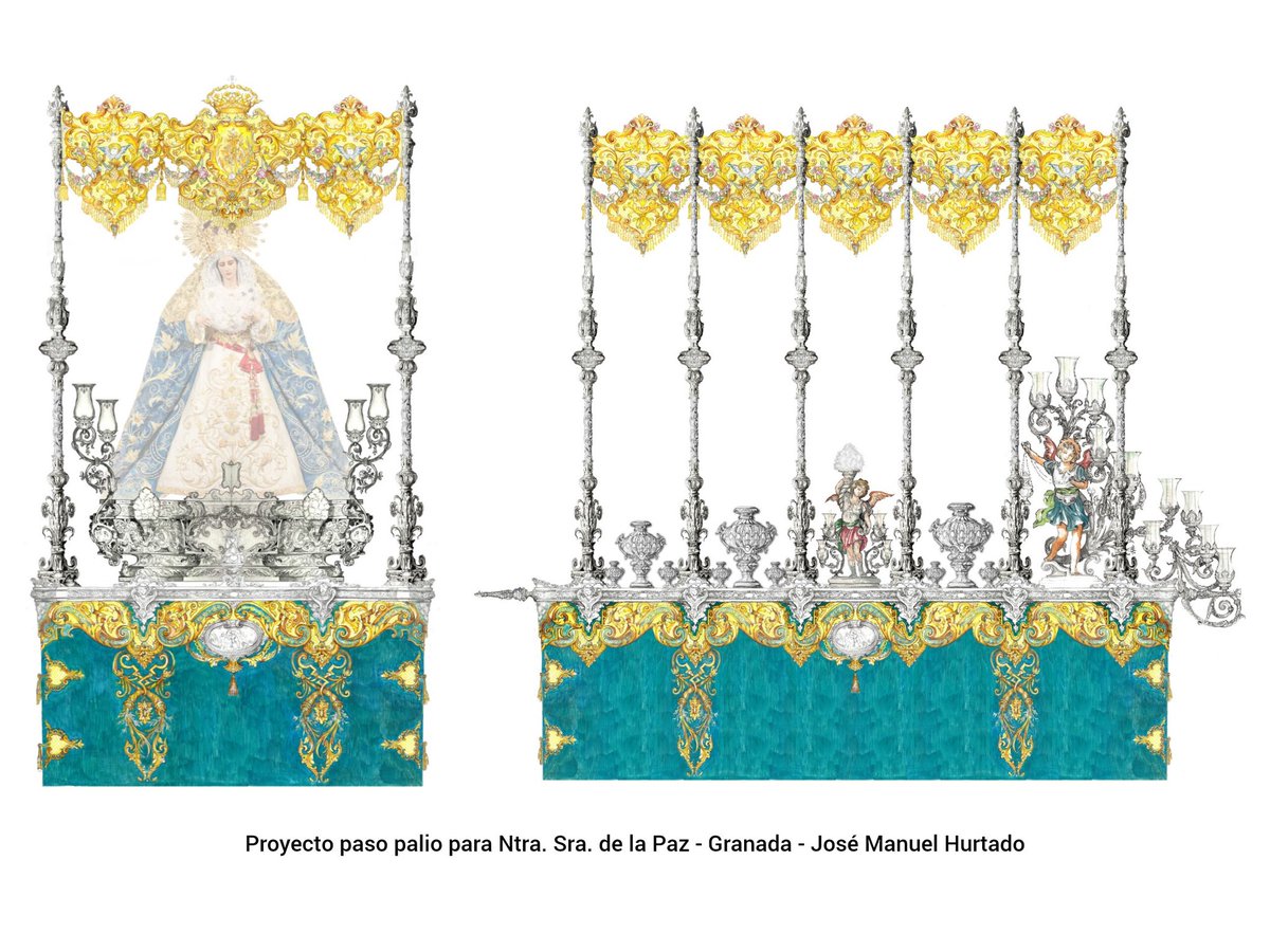 🕊️ Presentados los dos proyectos de palio para Ntra. Sra. de la Paz, realizados por Álvaro Abril y José Manuel Hurtado.

👉 Toda la información  🔗 bit.ly/3ZLUBkk

#BorriquillayPaz #Granada #Albayzín #Proyectos