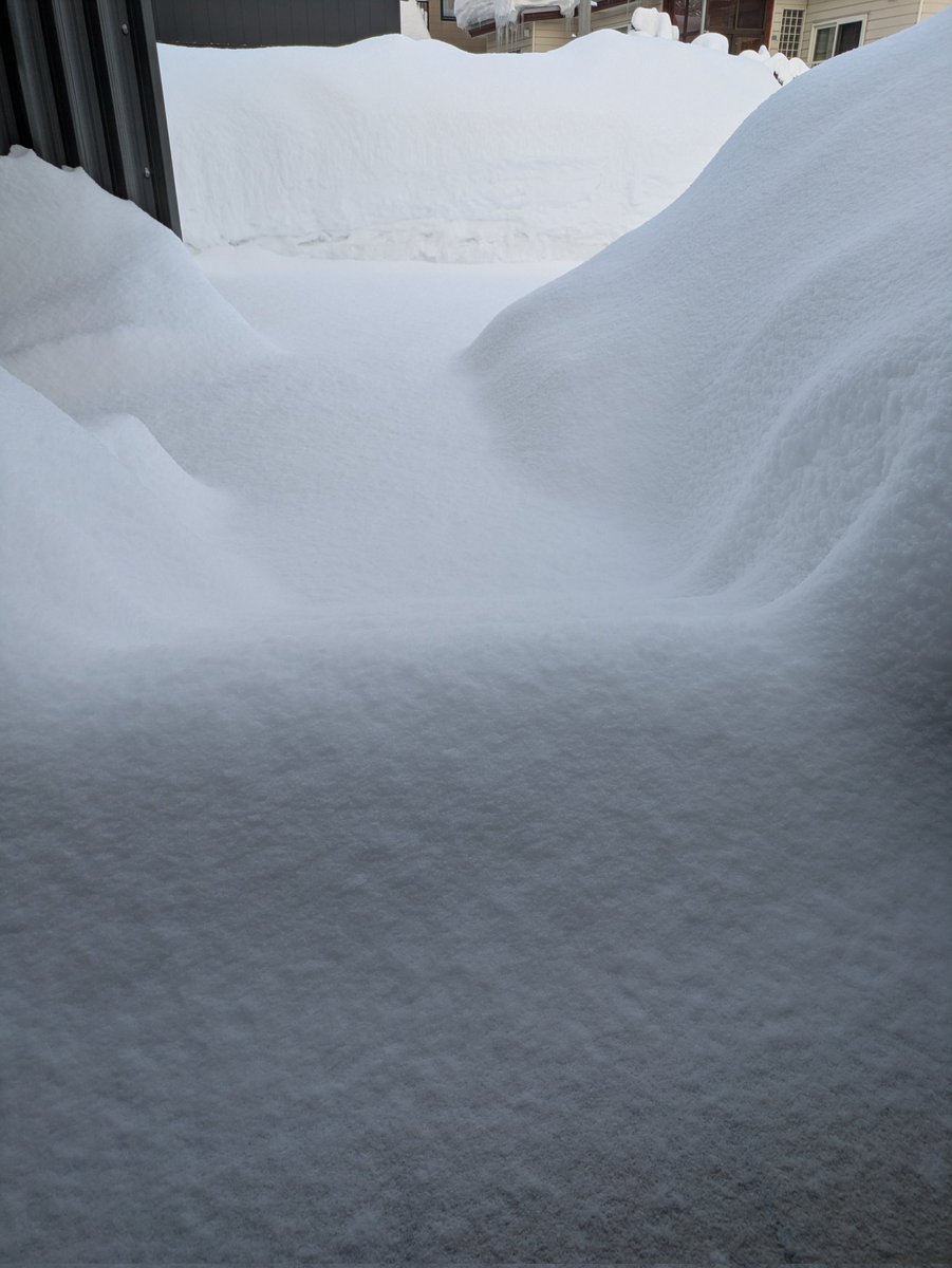 休みなんでこれから雪かき