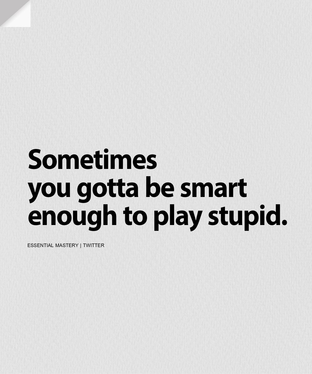 every time you react, you lose.