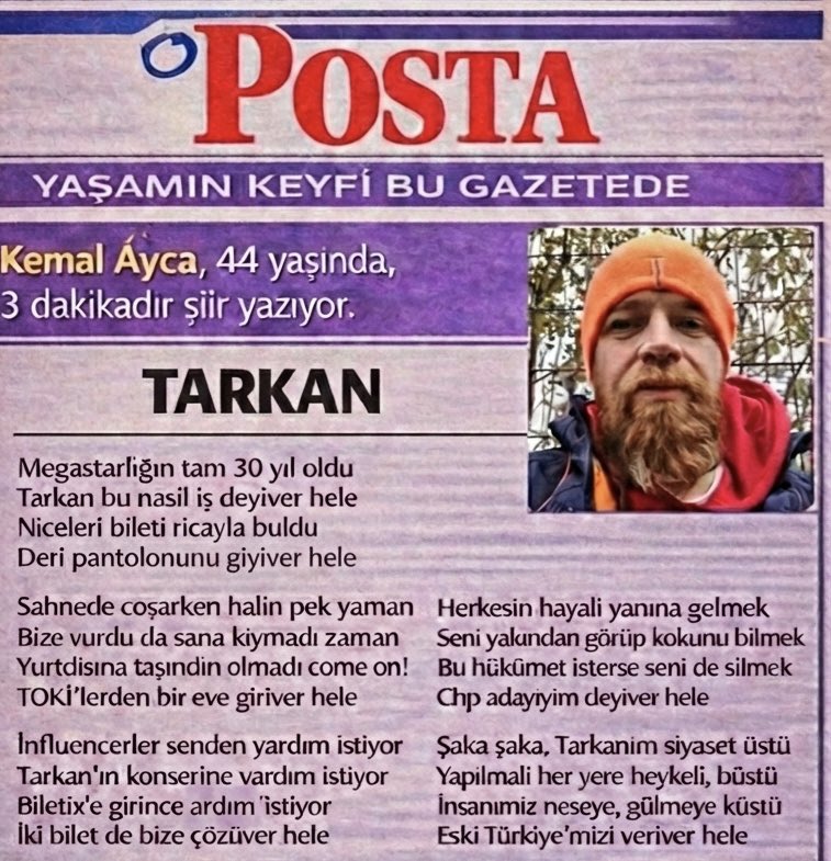 Gece gece ilham geldi 

Tarkan