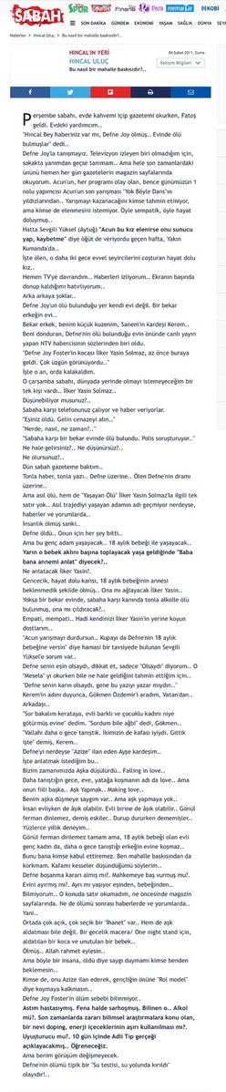 uberdogan's tweet image. FETÖ medya organı Taraf paçavrası Genel Yayın Yönetmeni Ahmet Altan'ın oğlu yine aynı paçavranın Yazı İşleri Müdürü olan Kerem Altan'ın evinde ölü bulunan Defne Joy Foster davasında yıllarca medyada karartma uygulanarak takipsizlik kararı verilmişti. Hesabı sorulacak! #2Şubat2011