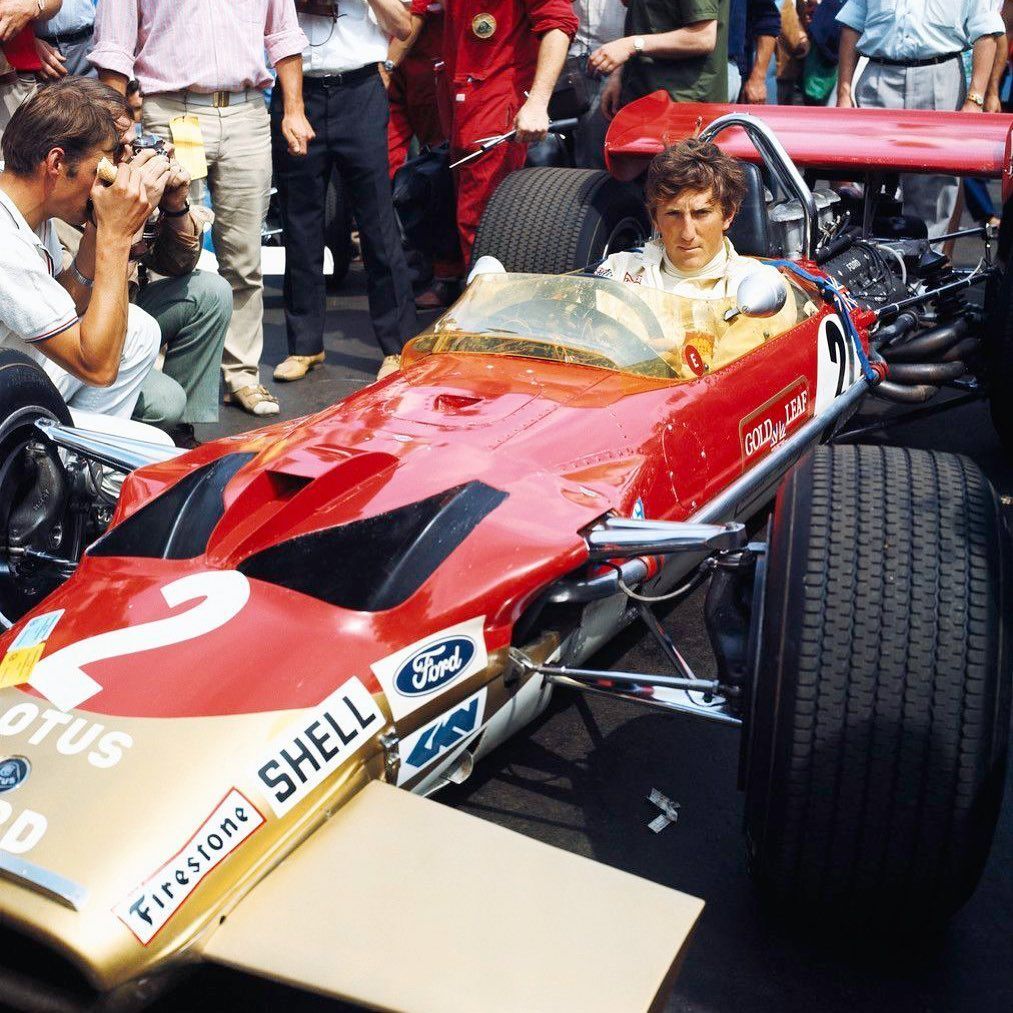 Jochen Rindt, only driver to win the Formula One World Championship posthumously, dying during practice for the 1970 Italian Grand Prix. RIP.