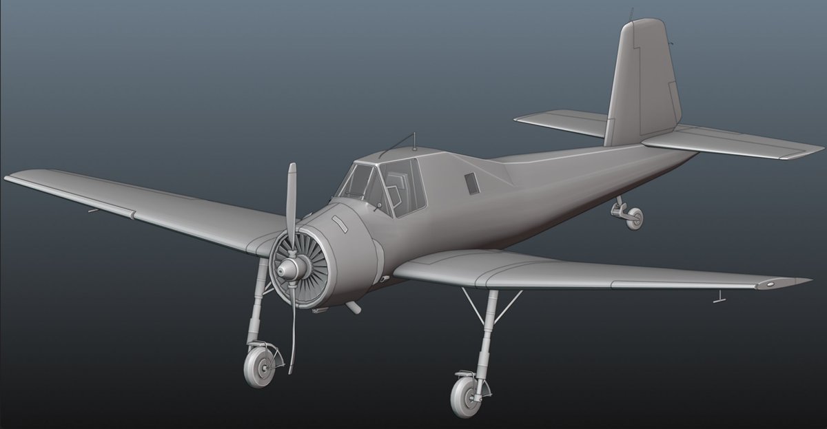 Zlin Z-37 
#Blender #B3D #ROBLOX #RobloxDev