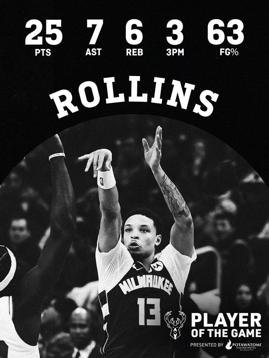 Today's player of the game.