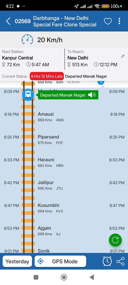 javedND's tweet photo. @RailwaySeva  of @RailMinIndia  what is the cause for this delay? https://t.co/WDhTxpFUht