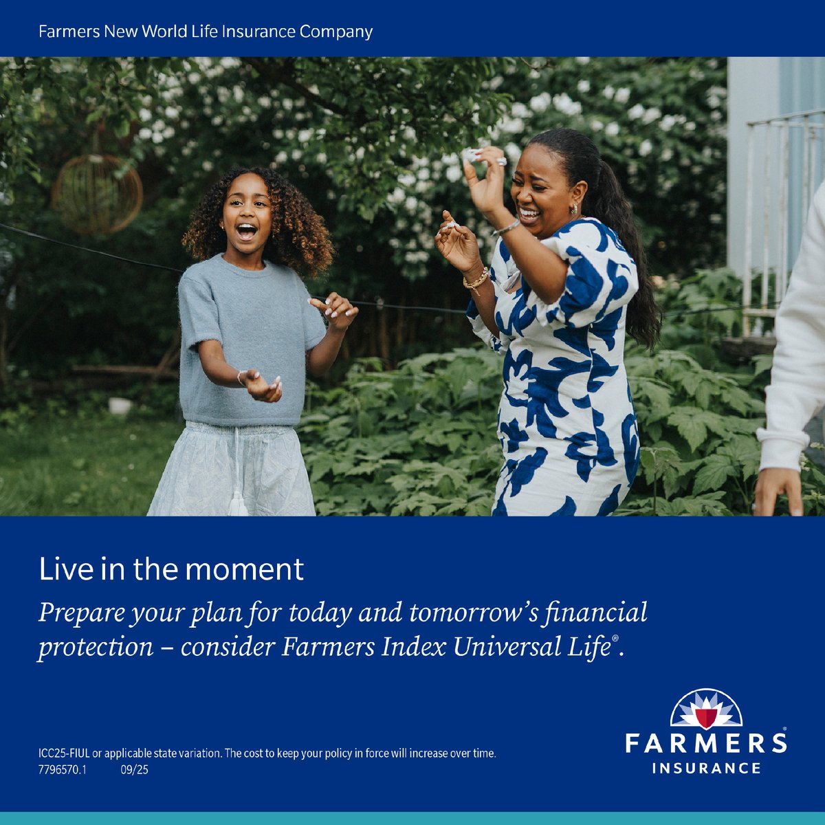 TSanchezAgent's tweet image. Enjoy today knowing that you’ve already planned for tomorrow. Farmers Index Universal Life® can help as you financially provide your future. farme.rs/disclosure