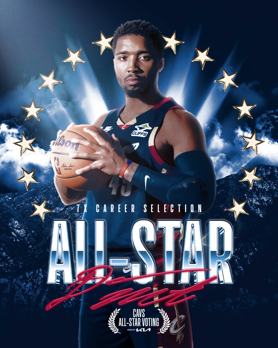 ⭐️Spida the STAR.

Donovan has been named an All-Star for the 7th time in his career!

<a href="/Kia/">Kia America</a> | #CastYourVote