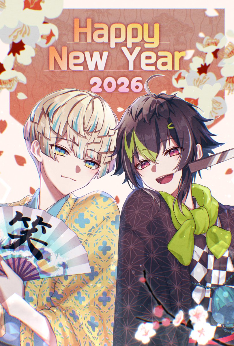 今月描いた絵を晒そう 1月ちゃんと描けたの2枚でした…Σ😯 今月は沢山