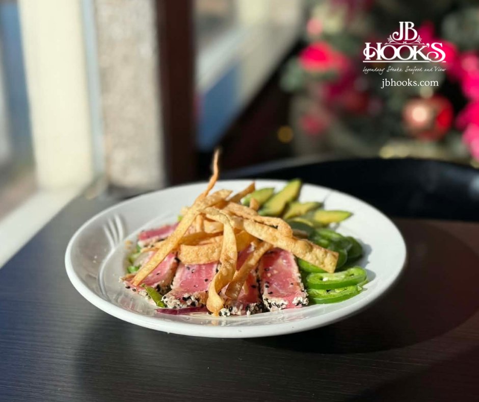 Fresh ingredients. Beautiful balance. This plate highlights clean flavors, thoughtful preparation, and the kind of freshness you can taste in every bite. Light enough to feel effortless, satisfying enough to remember. 
jbhooks.com
