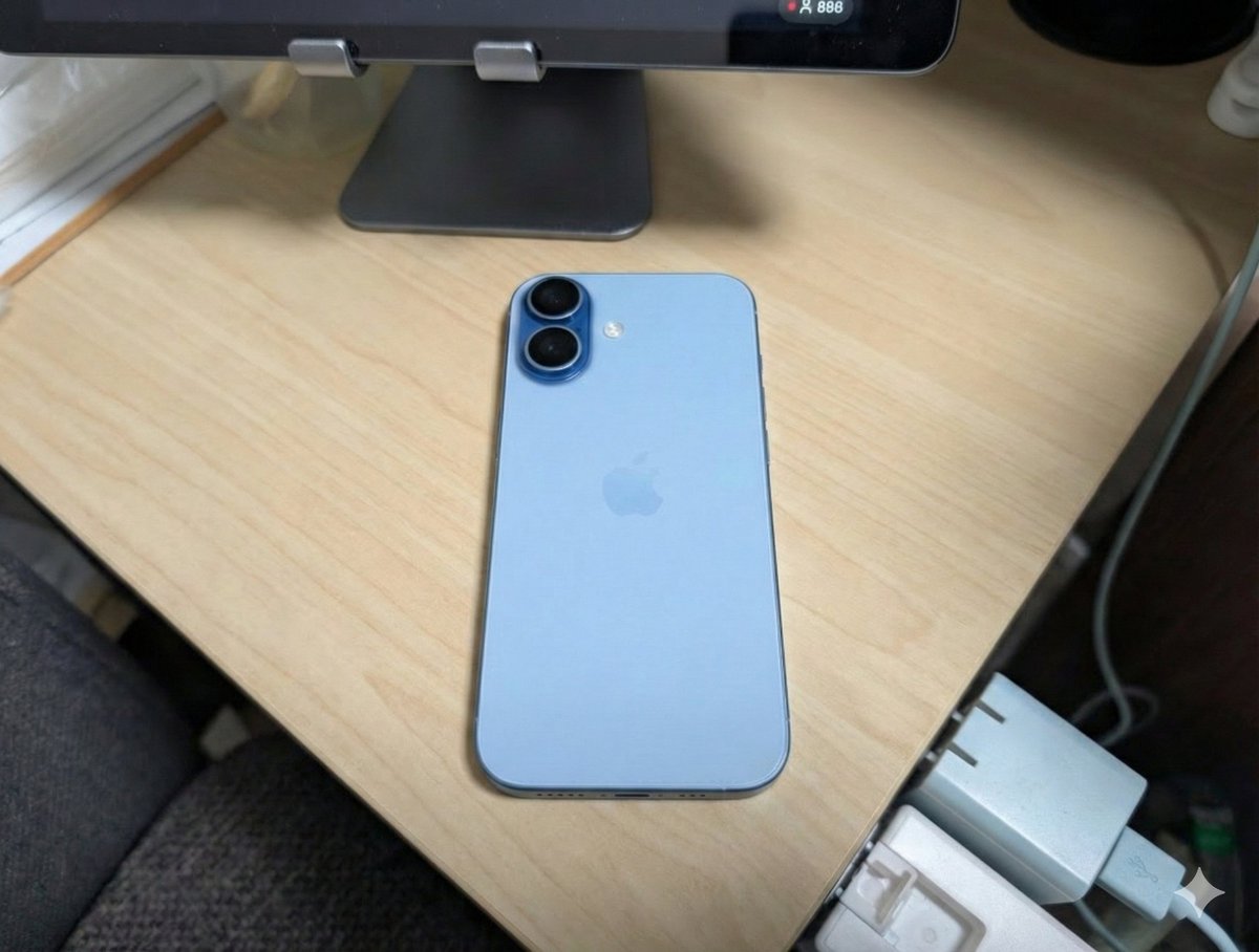 D8L5d's tweet image. A型作業所の工賃を貯めて買ったIPhone17
心臓止まりそうになりながら作業した自分の証明がこの相棒。こいつを見る度、僕は社会と繋がってると確認できるのだ。君は？元気なら働こうな。自分の為に。
