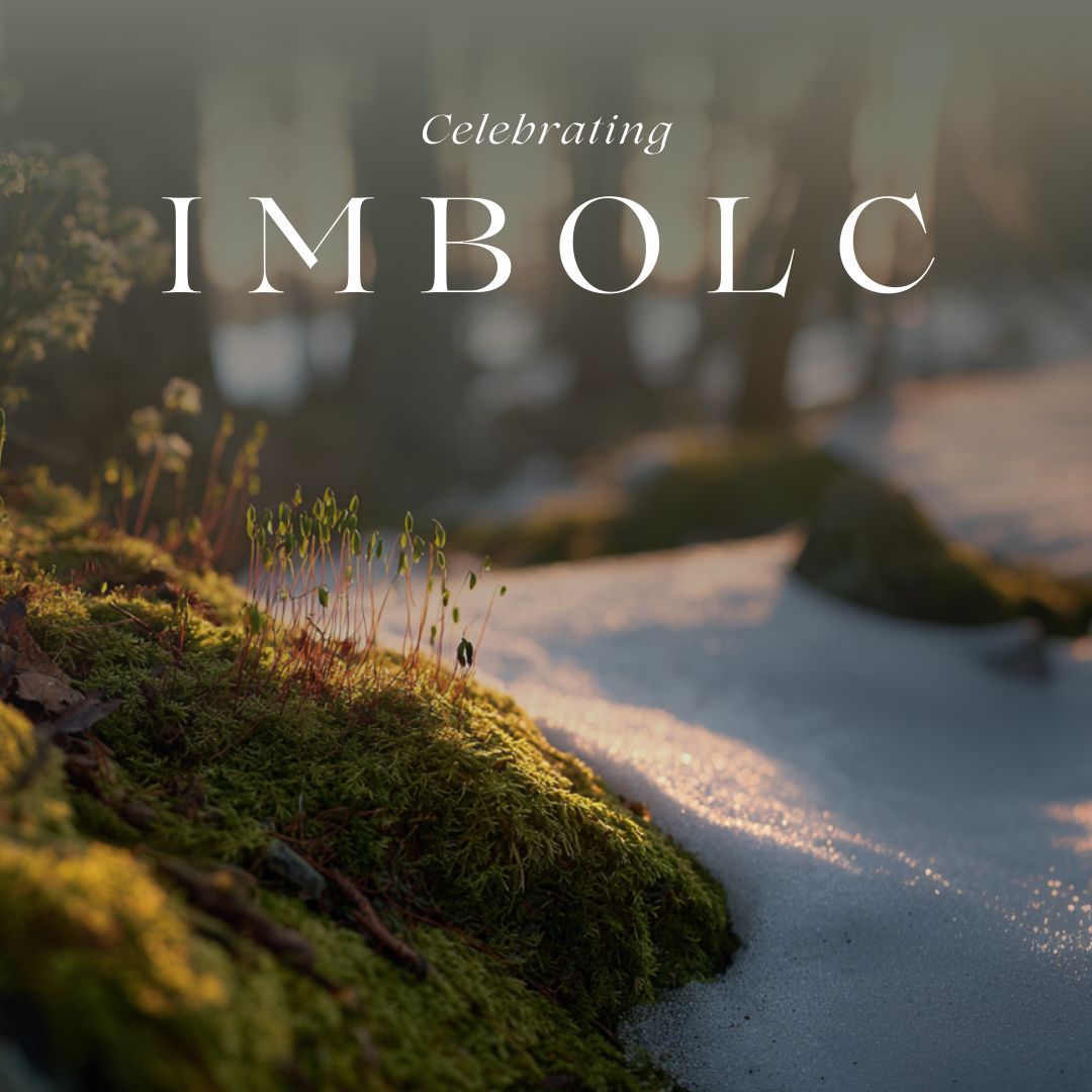 🕯️🌱 Happy Imbolc! Celebrating the halfway point to spring. Honoring goddess Brigid &amp; welcoming the returning light after winter. 🔥💚 #Imbolc #Paganism #Brigid #SpringAwakening
