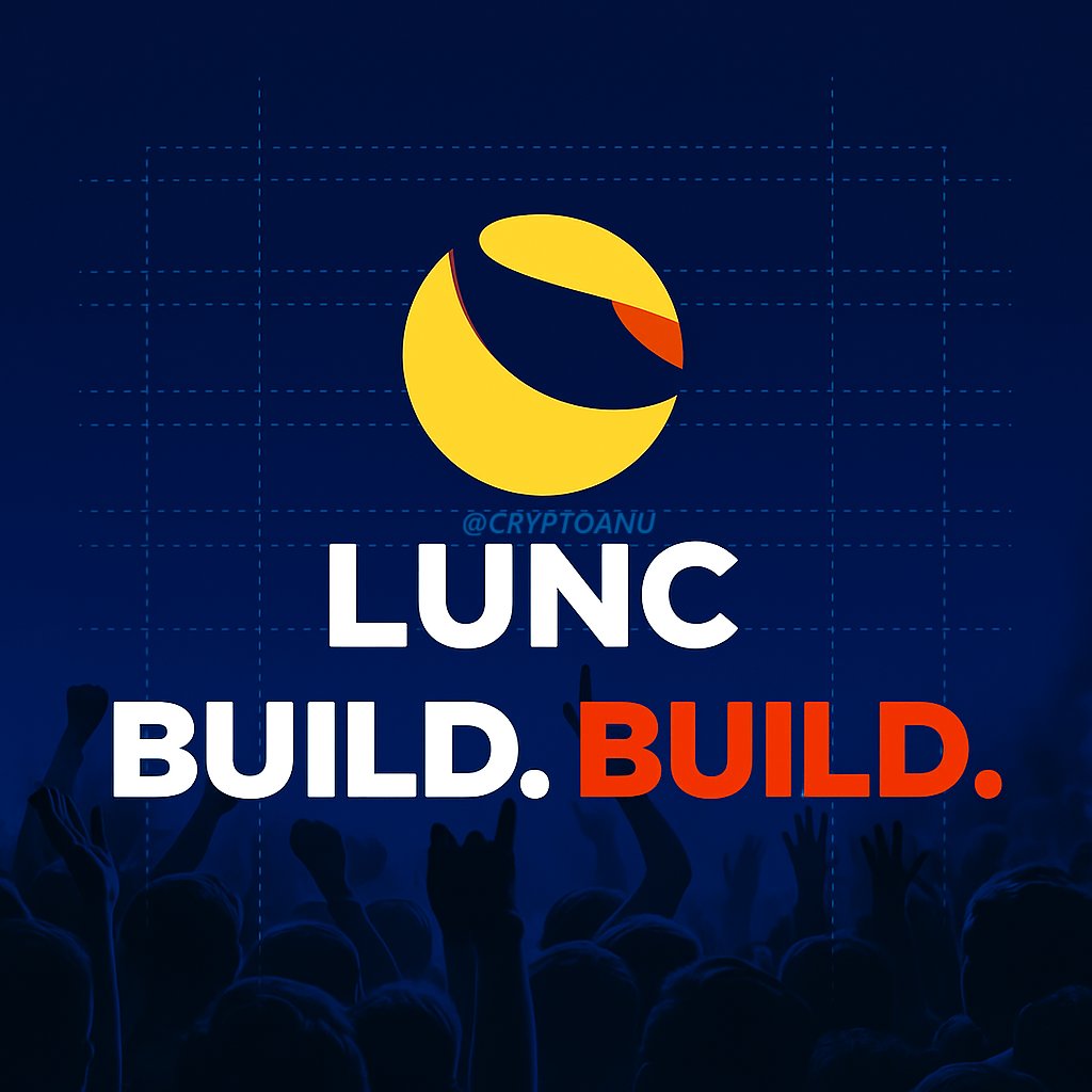 CryptoAnu_'s tweet image. GM $LUNC 🌞  

We don’t FOMO — we BUILD.
