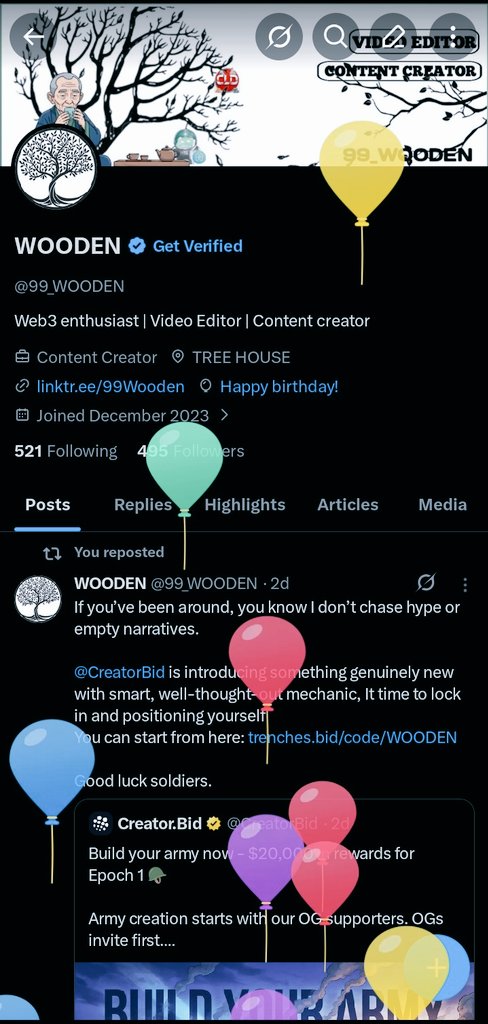 99_WOODEN's tweet image. +1 

More blessings for me, my family and mutuals.
Follow me as birthday gift 💙
