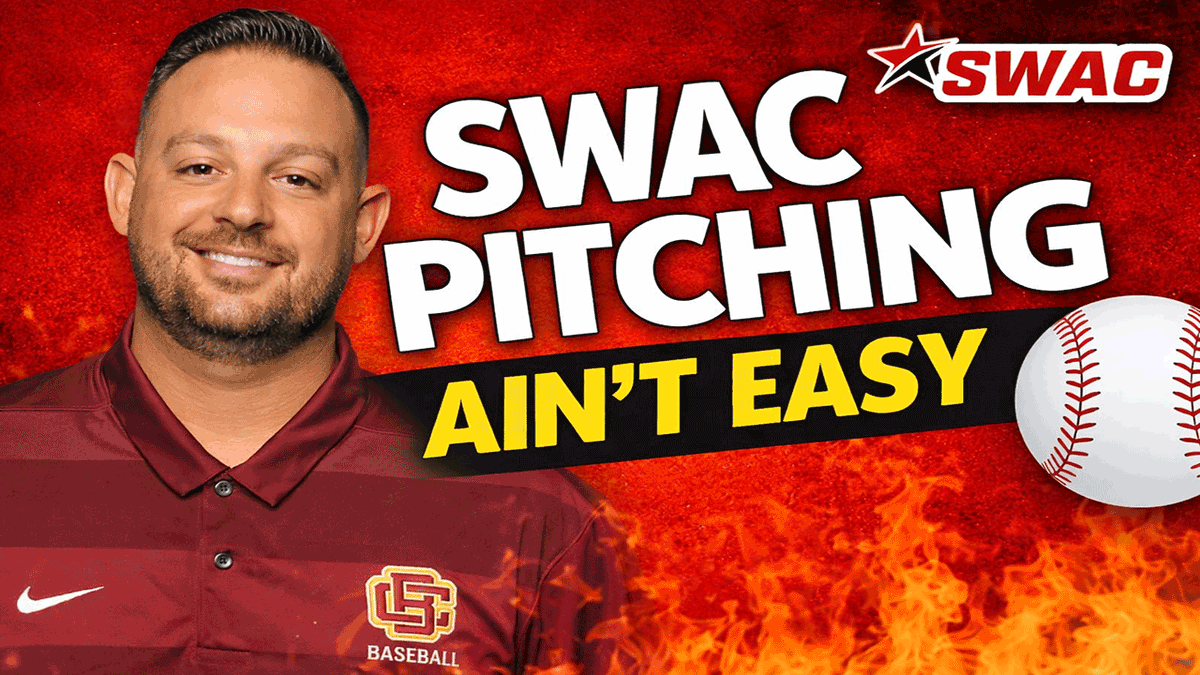 fatmouthsports's tweet photo. SWAC pitching hits different. ⚾️🔥 BCU coach Jonathan Hernandez breaks down why arms, depth, and toughness matter every night in conference play. #SWACBaseball #HBCUBaseball @HailWildcats @BCUAthletics @dajaz027 
https://t.co/vzd71sQkcE https://t.co/9u0lFR9E1V