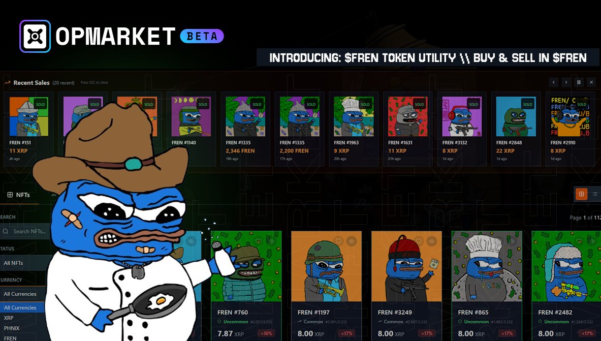 ATTENTION XRP FRENS!  // UTILITY HAS LANDED !

Users can now use their $FREN token to buy and sell their <a href="/XRPL_Frens_Club/">XRP Frens Club</a> NFTs. A Treasury Wallet has been created.

1% of all sales in $FREN token will go into that Treasury, and will be utilized for Community Rewards. Make sure to