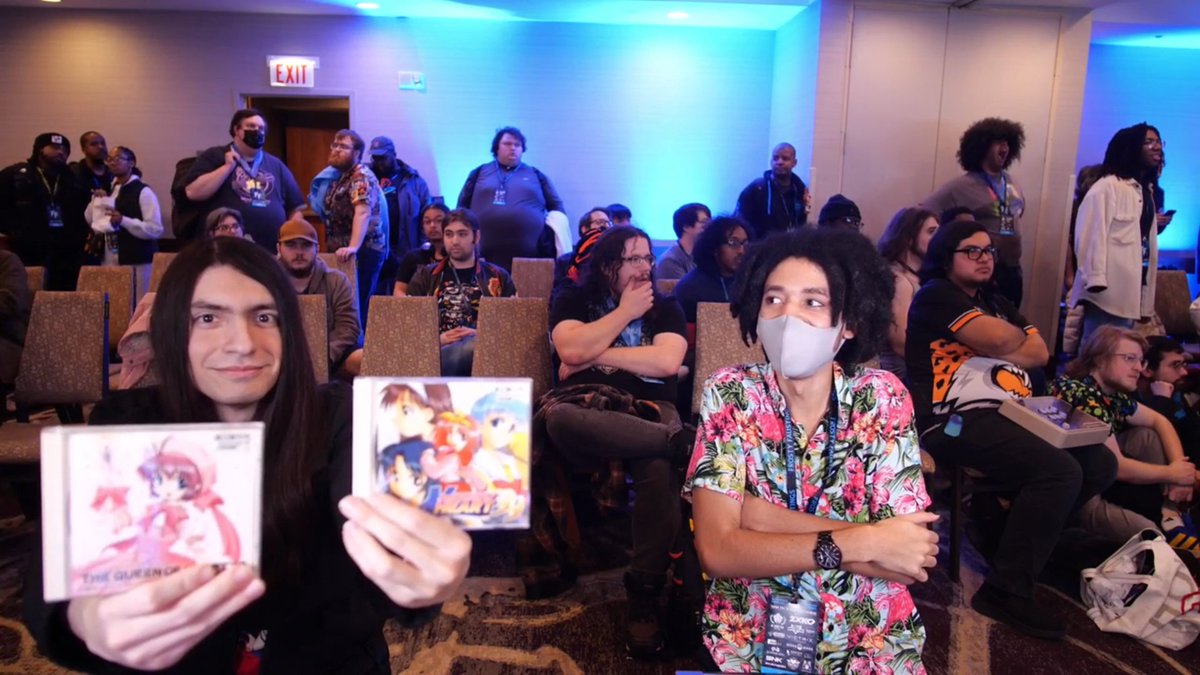 Furious_blog's tweet photo. 【QOH】

海の向こうで日本発祥のいにしえの同人格ゲーを扱う大会が開かれているという噂を聞きつけ、我々は調査に向かった。

アメリカの最大規模対戦格闘ゲームイベント「Frosty Faustings XVIII 2026 ＆ Vortex Gallery 2026 - ザ・クイーン・オブ・ハート'99 ドリームマッチ ネバーエンズ部門TOP4」配信中

▼大会配信
( https://t.co/TnfwoNj3jE )

▼トーナメント表
( https://t.co/Z6SU2aFaLe )