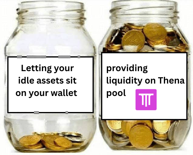 og_tjayy's tweet photo. A pictorial illustration of what happens when you keep idle assets and what happens when you invest them in the right pool on @ThenaFi 

make the right choose today. https://t.co/UN9oVfYRDY