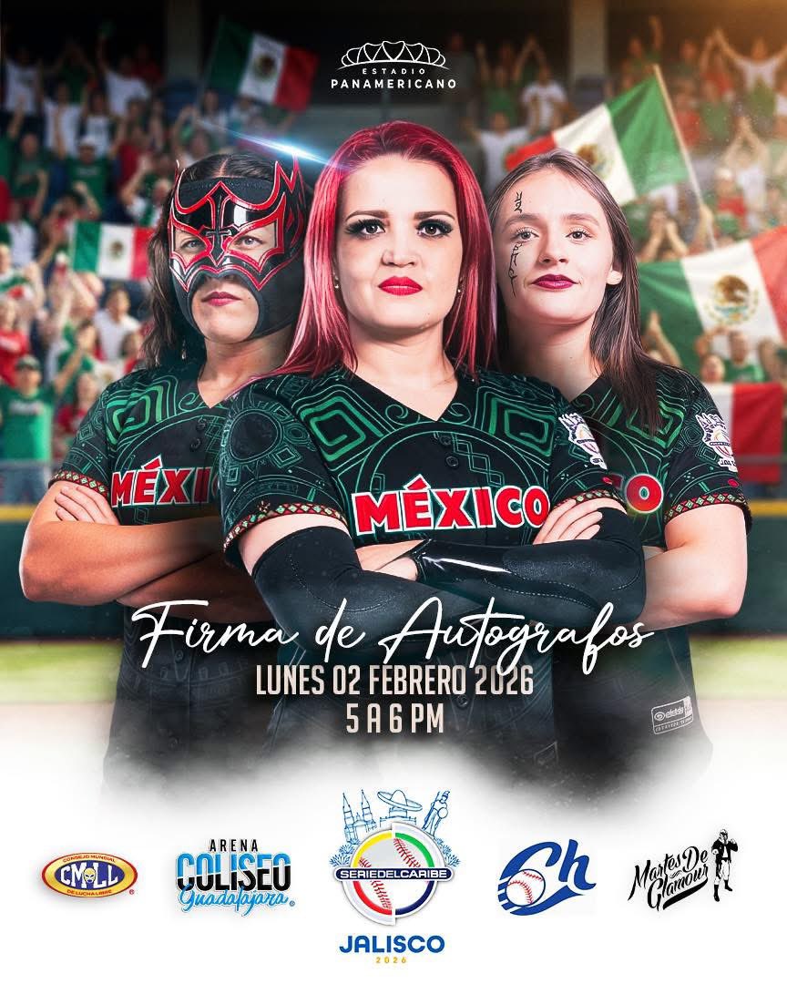 🔥Llegamos al Estadio Panamericano de Béisbol🔥EL REY DE LOS DEPORTES NOS RECIBE🖤

🖤quien me acompaña a la firma de autógrafos😍 a partir de las 5pm en la Explanada del Estadio😍
<a href="/CMLL_OFICIAL/">Lucha Libre CMLL</a> <a href="/Arena_GDL/">Arena Coliseo Guadalajara</a> 

#CMLL #AmazonasCMLL #LaRudaN1