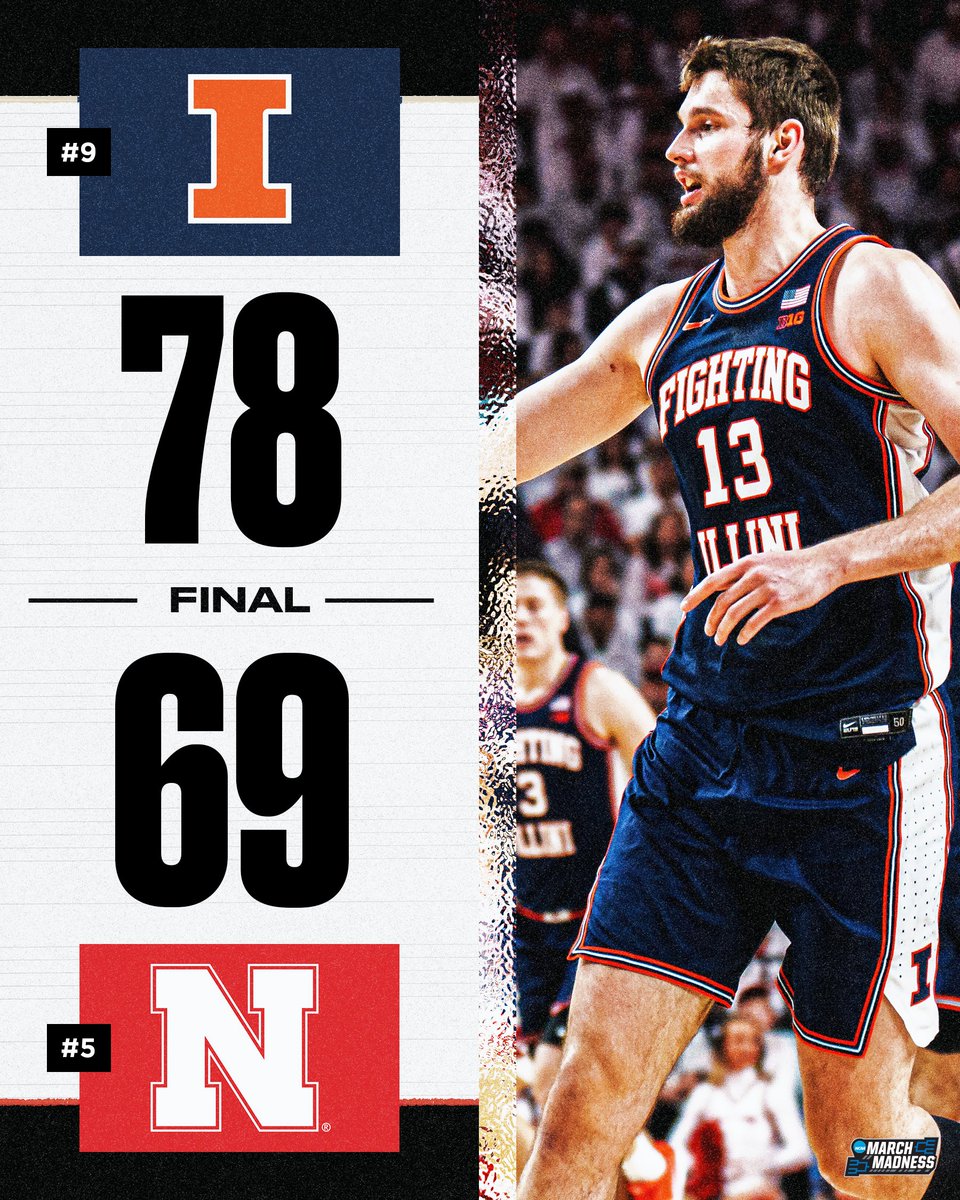 NO. 9 ILLINOIS WINS A TOP-10 SHOWDOWN IN LINCOLN 🔥

The Illini hand No. 5 Nebraska a second straight loss 😳