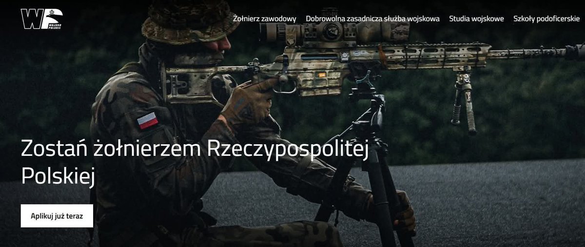 📢Nowa strona👉 zostanzolnierzem.pl

Na portalu rekrutacyjnym od teraz możecie nie tylko aplikować do #WojskoPolskie🇵🇱, ale także sprawdzić:
✅rodzaje służby wojskowej 
✅specjalności wojskowe
✅korzyści, jakie daje służba wojskowa
✅formy kontaktu z 86 WCR-ami w całej Polsce