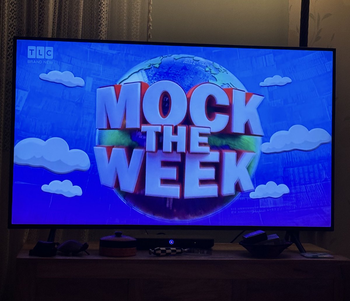 Having a much needed laugh at the new #MockTheWeek tonight. This show has introduced me to so many great comedians over the years and it is still something I rewatch all the time. So glad TLC have brought it back. 💙