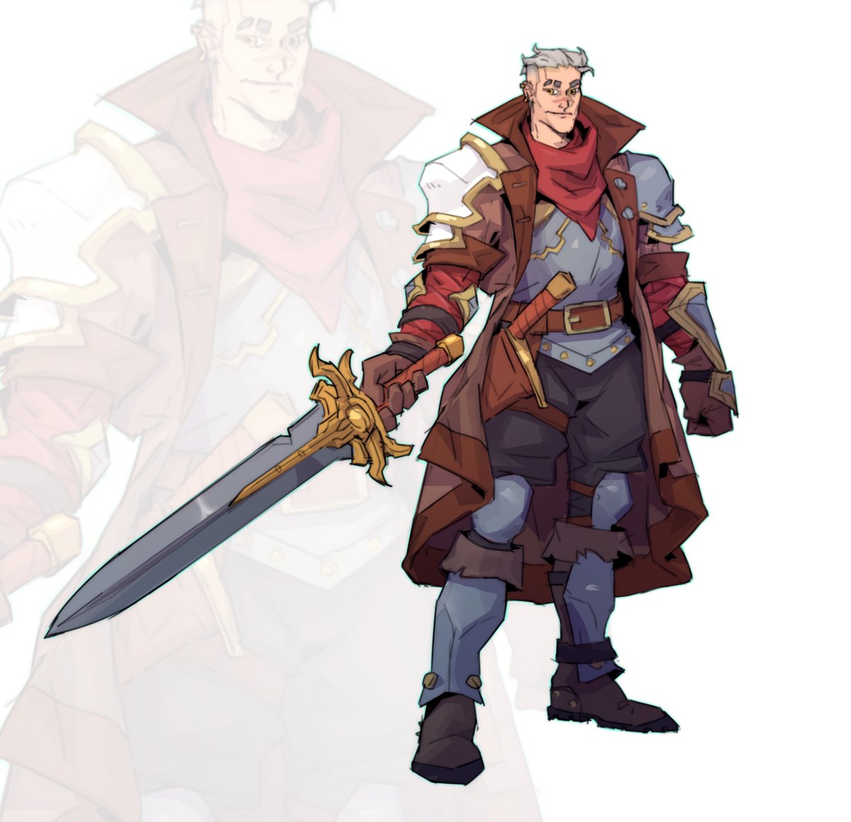 Full Body commission 
fighter starter pack :D
he's missing a nice backpack if you ask me!