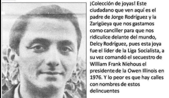 #domingo #sunday #Venezuela Para quienes no conocen a los hermanos Jorge y Delcy Rodríguez, obvio, me refiero a foráneos.  Su padre murió torturado, no por una patria libre. Era ladrón, secuestrador y asesino. Murió en su ley.  Ellos juraron hacer pagar a toda Vzla. por eso.