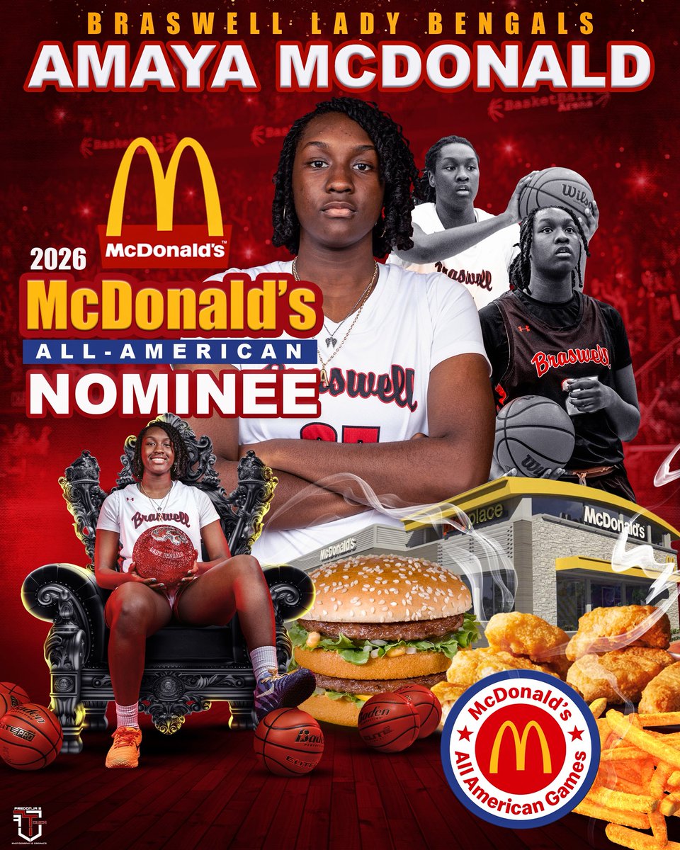 Congratulations to our very own Lady Bengal, Amaya McDonald, on her McDAAG nomination. 
❤️🖤