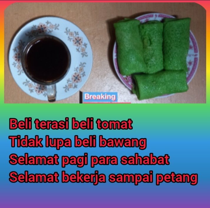 BREAKING NEWS 
Ini kopi ku, mana kopi mu guys