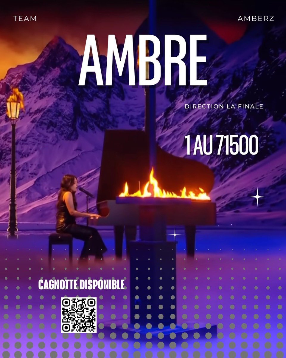 ‼️ LES AMBERZ LA CAGNOTTE EST OUVERTE ‼️

On bombarde, c’est l’heure d’emmener Ambre en finale ! Et on continue de voter 1 au 71 500 🐆

#staracademy #staracademylelive 

linktr.ee/teamambre