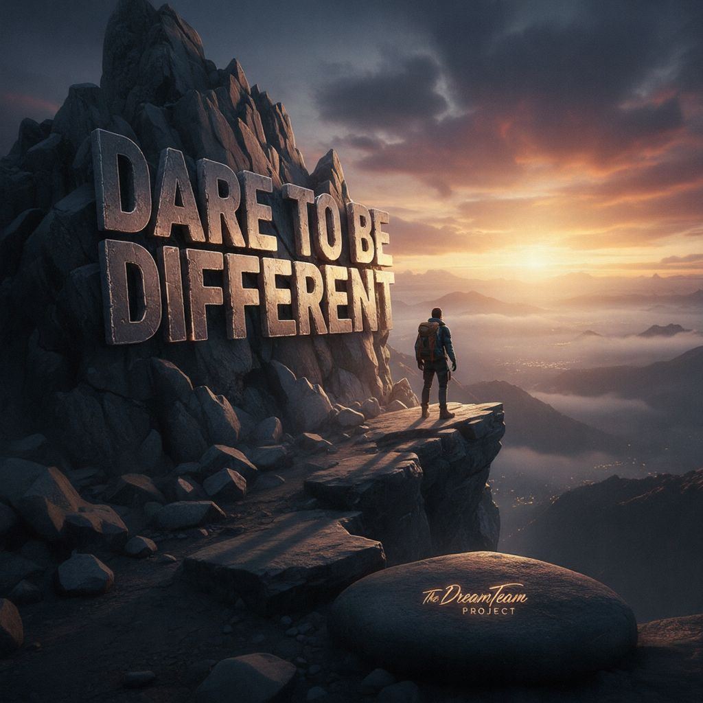 DARE TO BE DIFFERENT.