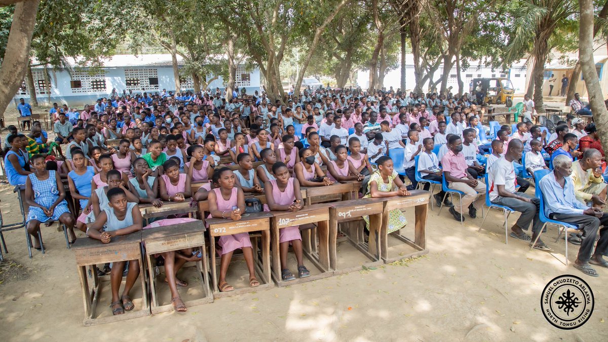 I have cut sod for the biggest educational intervention in the history of my beloved North Tongu. 

We are building 15 mega educational projects valued at an impressive GHS107 million. 

All 5 Senior High Schools: Mepe St. Kizito; Battor Senior High; Aveyime Battor Secondary