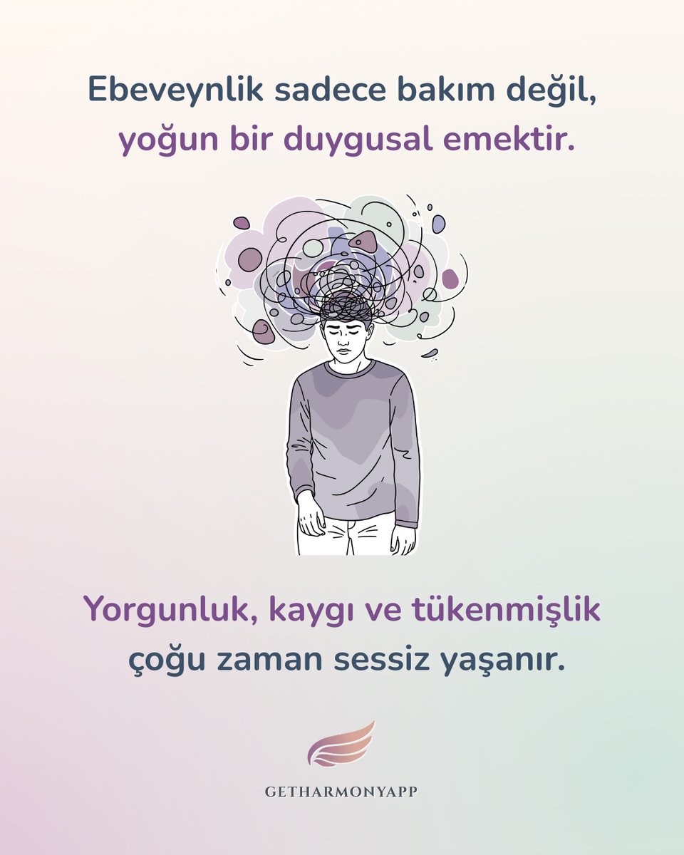 GetHarmonyApp's tweet photo. Ebeveyn Ruh Sağlığı Günü'nde değerini hatırla. Yalnız değilsin, GetHarmonyApp seninle.

#ebeveynruhsağlığıgünü #sağlık #fyp #ebeveyneğitimi #ebeveyn https://t.co/OQTs7HgfID