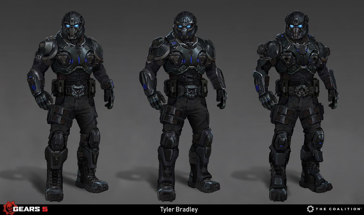 Gears 5 Onyx Guard armor concept art

By Tyler Bradley --  artstation.com/tylerthebradley