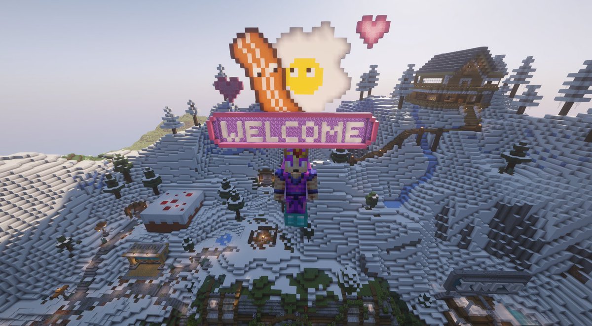 On Autcraft, we don't do Valentine's Day, instead, we celebrate Love and Kindness Day.

Our focus isn't on relationships, as most of our players are children, so instead we focus on the friendships we make, and on telling our friends what we like and appreciate about each other.